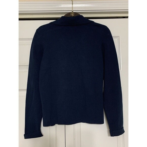Vineyard Vines Double Breasted Sea Island Cardigan Sweater Jacket Navy M (EE8) - Picture 4 of 7